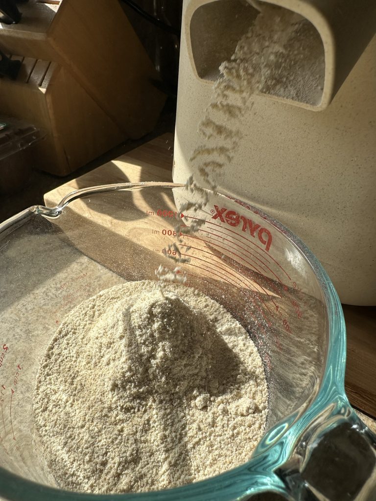 milling fresh grains
